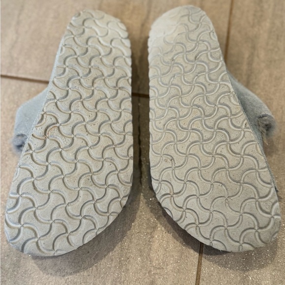 Birkenstock Arizona Shearling Lined Suede Slip On Sandals for Cozy Size 9-9.5 - Picture 11 of 13